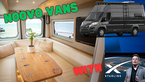 Noovo Vans for a Comfortable Life Traveling + Working with a Modern Starlink RV-- CEO Paul Aubert