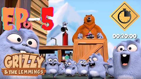 🦖 Surprise Deglaciation - Episode 5 🐻🐹 Grizzy & the Lemmings / Cartoon