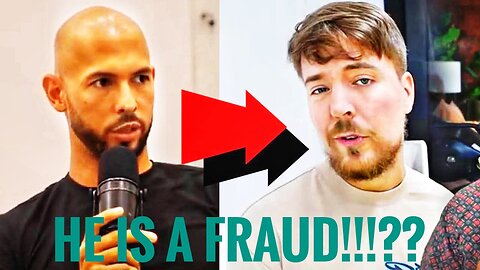 Andrew tate calls out me beast a fraud scammer and manipulative