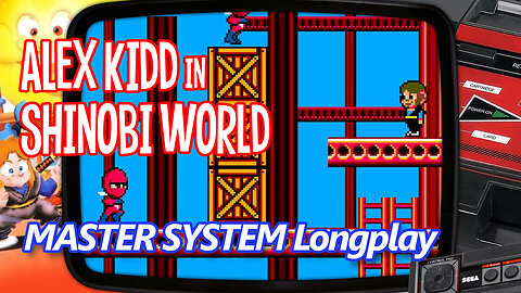 Alex Kidd in Shinobi World (Master System) - Full Playthrough