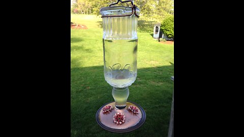 Perky-Pet 8119-2 Red Antique Bottle Hummingbird Feeder