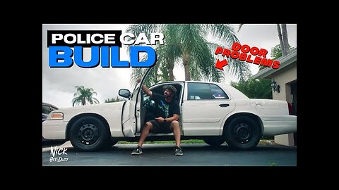 POLICE CAR BUILD : Ford Crown Victoria Interceptor Broken Door FIX