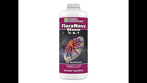 General Hydroponics FloraGro, FloraBloom, FloraMicro Combo Fertilizer set + 1oz Rapidstart (Gal...