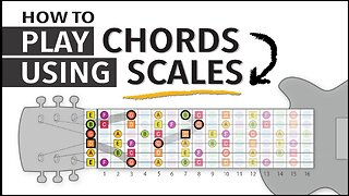 How to play guitar CHORDS using SCALES