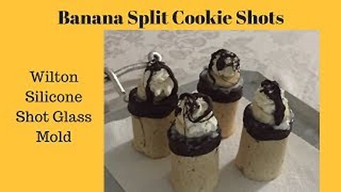 Banana Split Cookie Shots