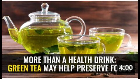 More than a health drink: Green tea may help preserve foods