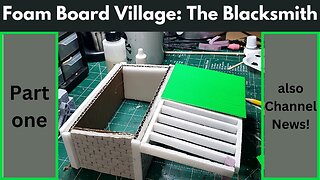 Foam Board Village : The Blacksmith