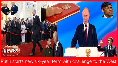 Putin starts new six-year term with challenge to the West