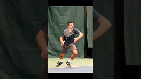 tennis reaction volley winner #shorts #shortvideo #tennis