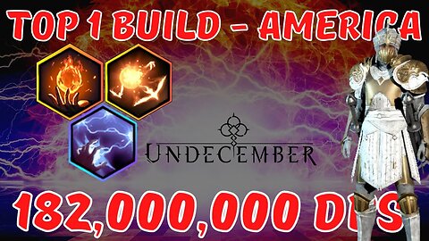 UNDECEMBER FIREBALL BUILD / UNDECEMBER BEST BUILD AMERICA SERVER / 182 MILLION DPS!!!