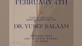 The dr yusef salaam @ys4thepeople City Council District 9 Campaign Launch Press Conference 2/4/22