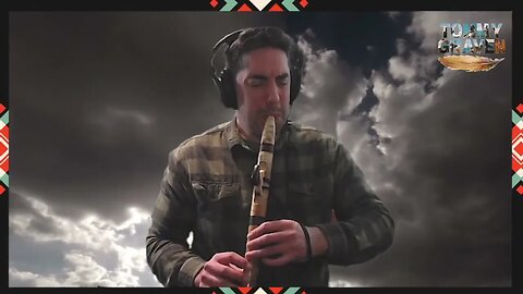 Playing Native American Flute to a Backing Track in A Minor (licensing available)