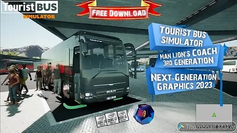 Tourist Bus Simulator Free Download Man Lion's Coach 3rd Generation Gameplay