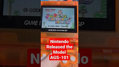 Nintendo Game Boy Advance SP Display Evolution