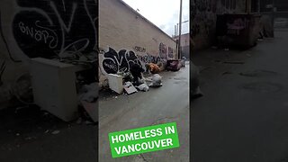 🙏 (4K) #HOMELESSNESS, ADDICTION & TENTS ON DOWNTOWN EASTSIDE OF #VANCOUVER 🇨🇦⛺️