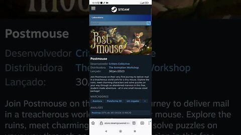 Jogo Grátis - Postmouse - Steam