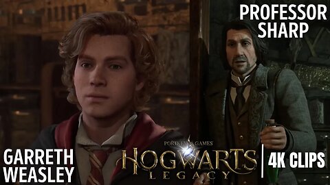 First Potions Class, Meeting Professor Sharp & Garreth Weasley | Hogwarts Legacy 4K Clips