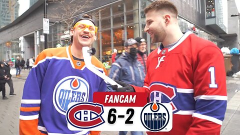 OILERS FANS TAKE OVER MONTREAL ! | MTL 6-2 EDM