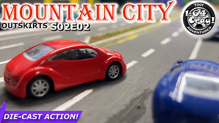 Moutain City Outskirts - S02E02- matchbox hotwheels maisto adventureforce minigt corvette