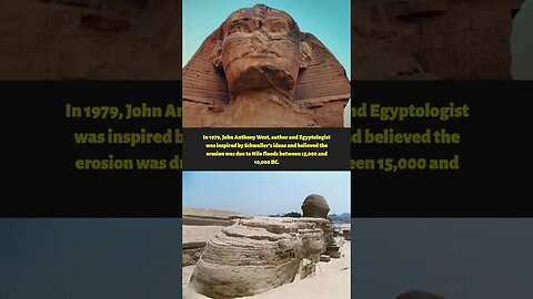 Uncovering the Mysterious Sphinx Erosion Theory #shortsfeed #shorts #shortsvideo