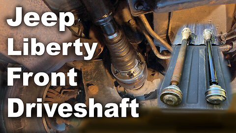 Jeep Liberty Front Driveshaft Replacement - How to replace the front driveshaft on a Jeep Liberty!