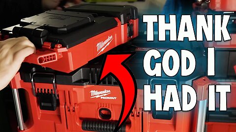 All new Milwaukee M12 Packout accessory that may have saved my life