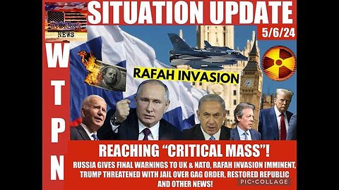 WTPN ~ Judy Byington ~ Situation Update ~ 05-06-24 ~ Trump Return ~ Restored Republic via a GCR