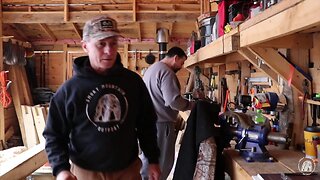 S2 EP23 | WOODWORK | TIMBER FRAME BASICS | HAULING LOGS FOR THE CABIN SIDING