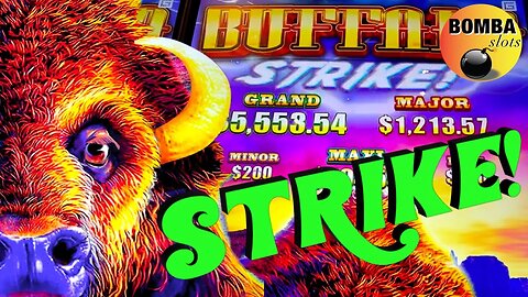 BUFFALO STRIKE! 🦬 First Try #casino #lasvegas #slotmachine