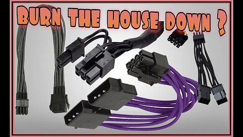 PC TECH PRO TIPS ❗ This will Burn Down Your House 🧯 PCIe 6 Pin & 8 Pin Adapters & Correct Protocol ❗