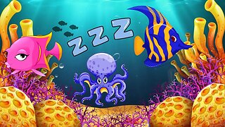 Bedtime Lullabies and Calming Undersea Animation ~ Baby Lullaby ~ Baby Sleep Music ~ Fish Lullaby