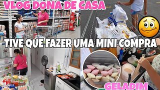 COMPRAS DE SUPER MERCADO 🛒 FIZ GELADINHO || VLOG DONA DE CASA 🏠