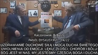 UZDRAWIANIE DUCHOWE SIŁĄ I MOCĄ DUCHA ŚWIĘTEGO UWOLNIENIA OD EMOCJI LĘKU ZŁOŚCI CHORÓB I BÓLU BÓG JEST W NAS, MY JESTESMY CZĘŚCIĄ BOGA I DUCHA /TV INFO 2022