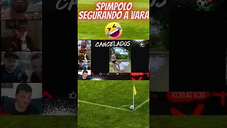 Spimpolo segurando a vara...de pescar #shorts #shortsvideo #shortsviral #short #futebol #viral #spfc