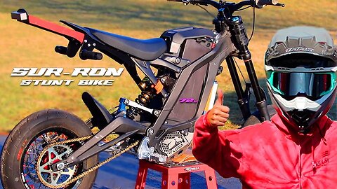 72V Sur Ron X Supermoto Build! Stunt Bike Transformation