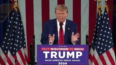 1,000'S & 1,000's Protesting Are Foreigners, Not Even College Students: Clip From President Trump Wisconsin Rally (5.1.24)