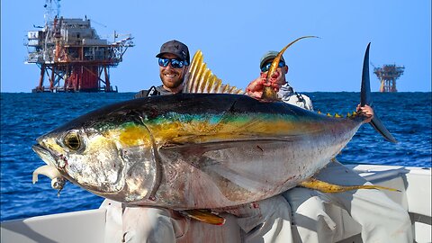 500 Pounds of Tuna in 1 Hour (Catch Clean & Cook)