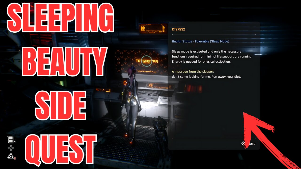 Stellar Blade Sleeping Beauty Side Quest