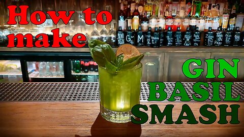 How to make GIN BASIL SMASH by Mr.Tolmach