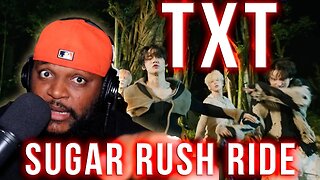 TWIGGA WANNA JOIN A BOY BAND LMAO - TXT (투모로우바이투게더) 'Sugar Rush Ride' Official MV (REACTION)