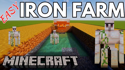 SECRET Minecraft Iron Farm Nobody Knows About (Unlimited Iron!)