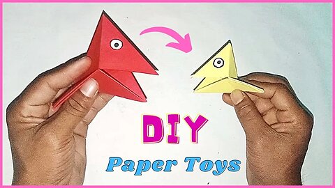 DIY Origami Paper Crafts | Crazy Birds | Moving Paper Toys | Easy Paper Crafts