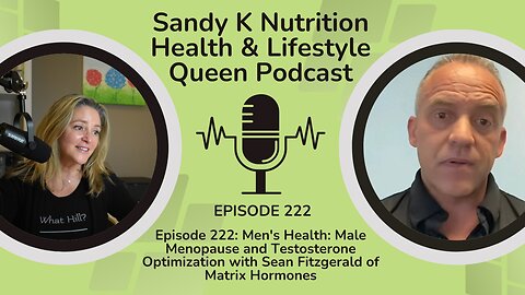 Episode 222: Men's Health: Male Menopause and Testosterone Optimization with Matrix Hormones