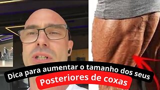 Dica para melhorar a ativação do posterior de coxas na cadeira flexora