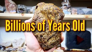 Seeing INSIDE an Ancient Fossil | Cutting Mary Ellen Jasper (Stromatolite)