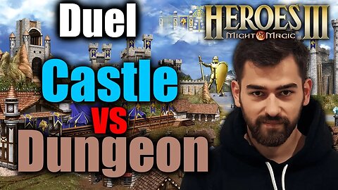 Castle vs Dungeon | Gluhammer Heroes HotA 3 Multiplayer PL