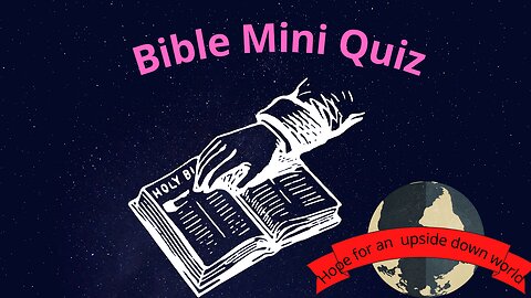 Bible Mini Quiz 1 john 4:11-12 Level 7