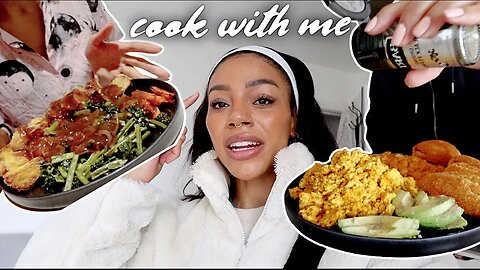 COOK WITH ME 🌱 the plant-based meals you've been asking for 🍽