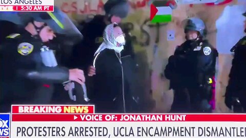 Protestor arrested at UCLA isn't Muslim but maybe a CCP member. See description below: