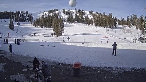 Chinese Spy Balloon Over Bear Valley California